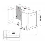 WHIRLPOOL WDFS3R4NWESG 60cm 洗碗碟機 - 14套、第6感智能、自動開門